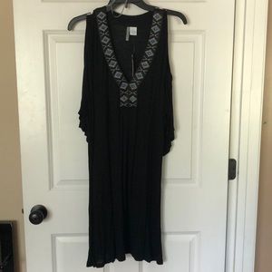 black new direction swimsuit cover up